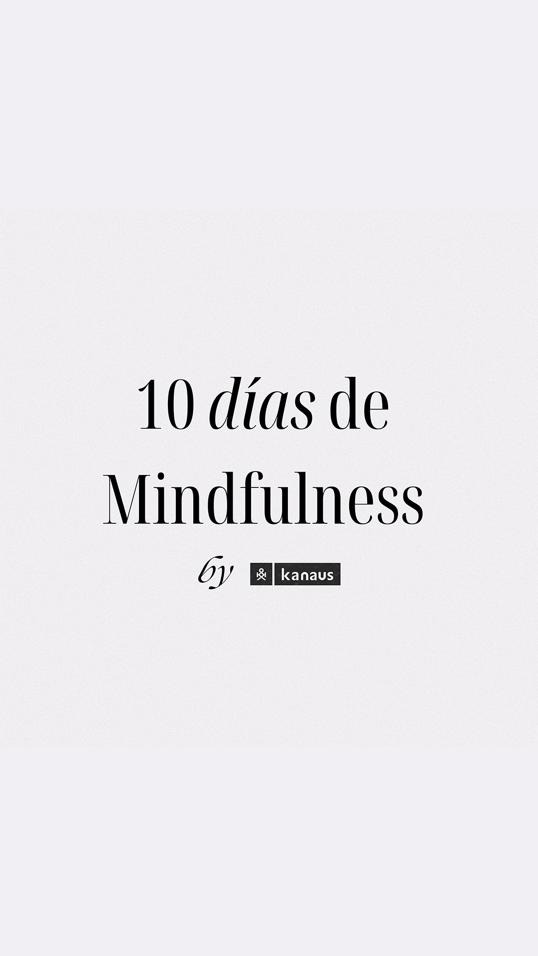 10 días de Mindfulness