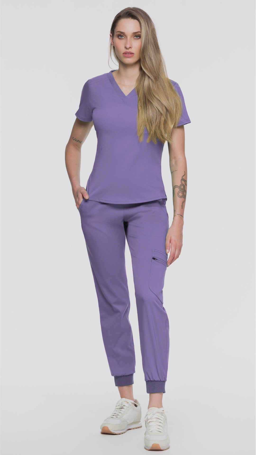 Kanaus uniforme medico hospitalario lila dama
