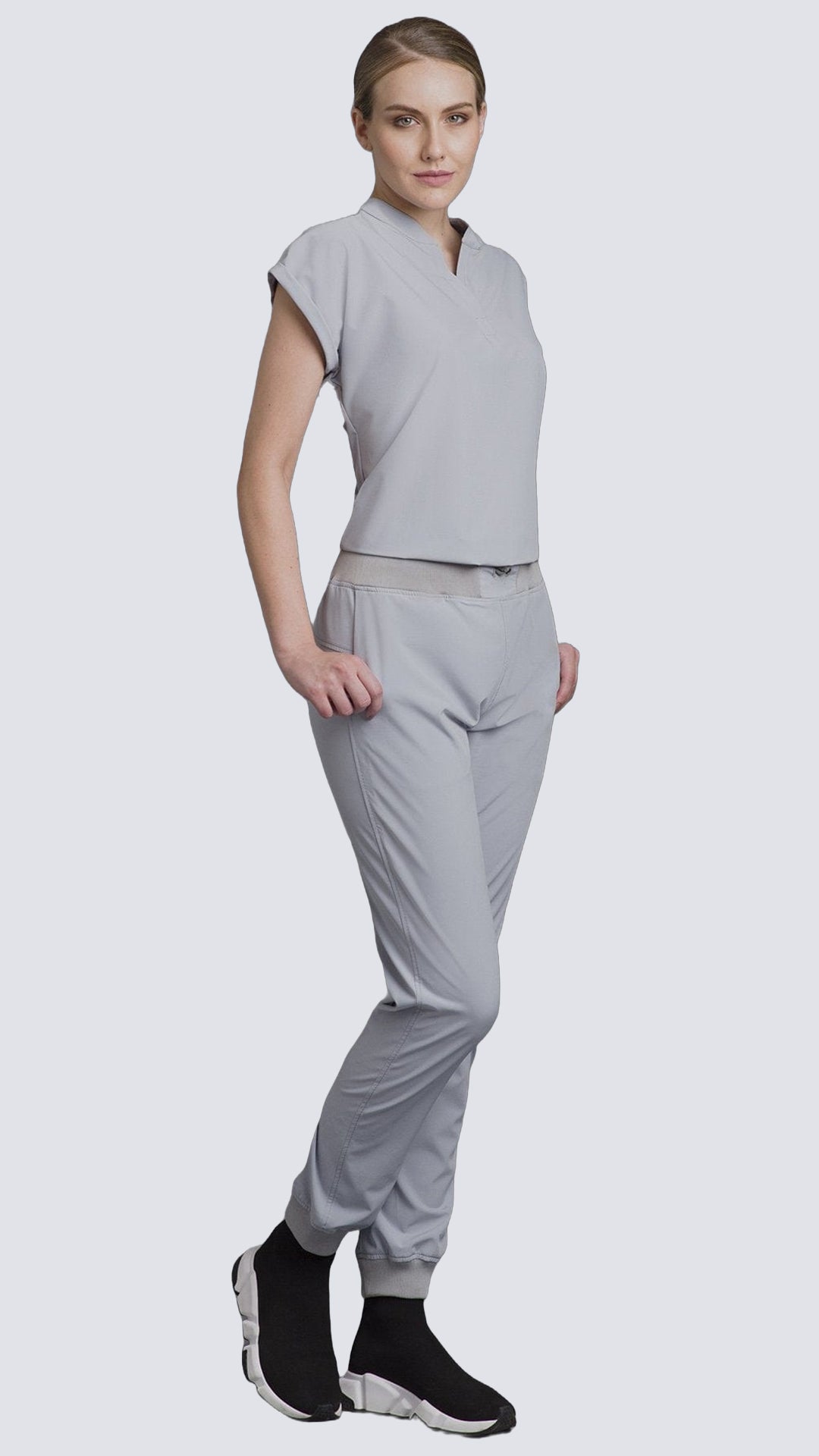 Kanaus® Scrub Casual Gray Light | Dama