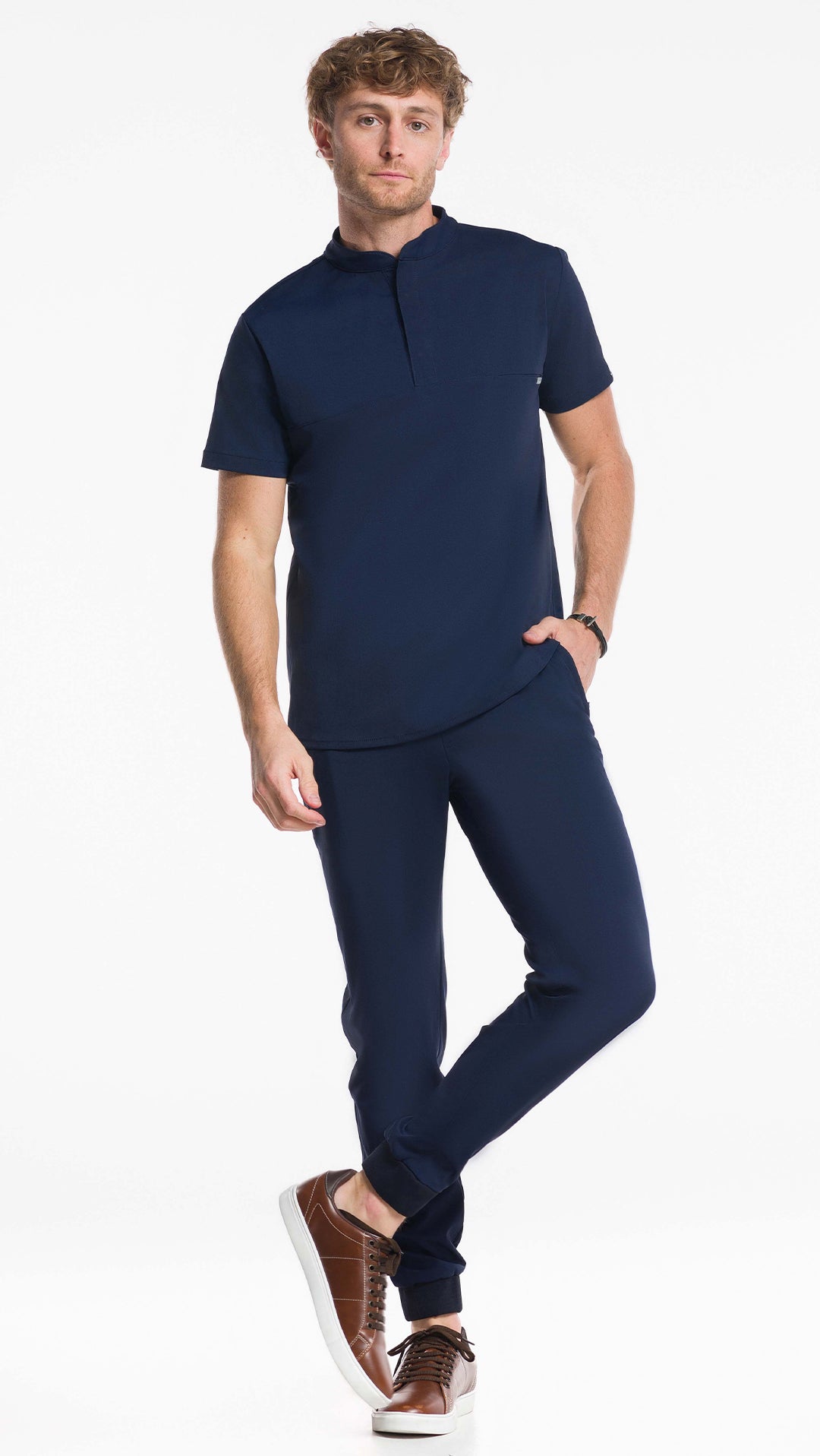 Kanaus® Scrub Casual Mao Loyalty Navy | Caballero