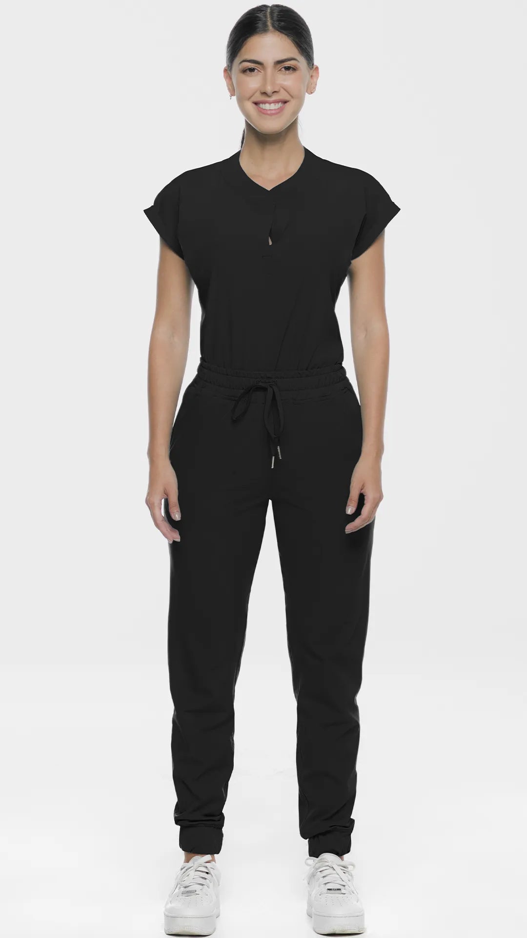 Kanaus® Scrub Casual Total Black | Dama