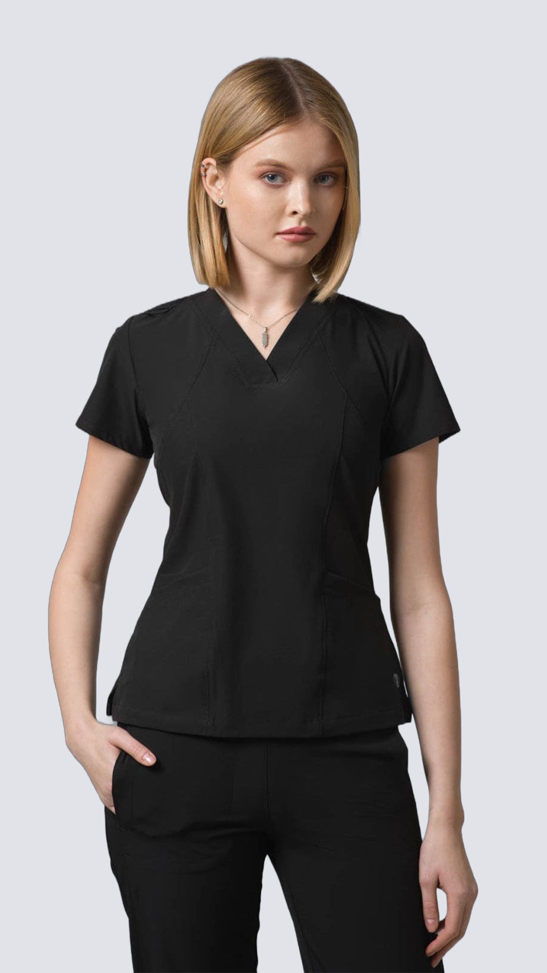 Kanaus® Scrub Classic Total Black | Dama