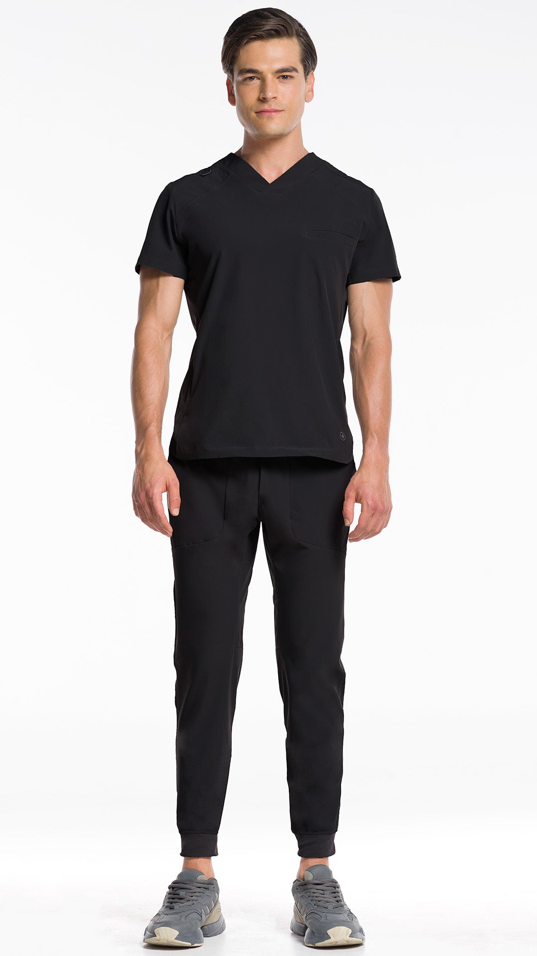 Kanaus® Scrub Casual Total Black | Caballero